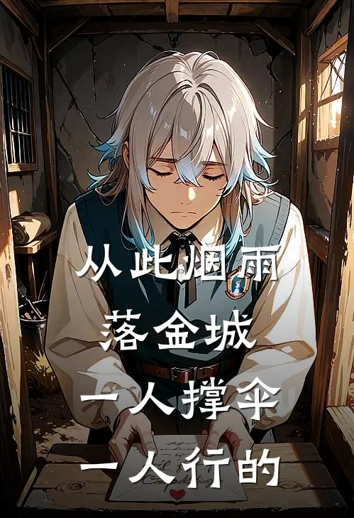 从此烟雨落金城,一人撑伞一人行的